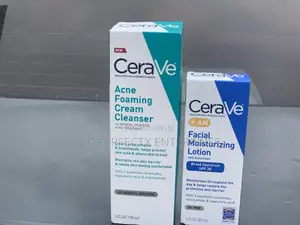 Photo - Cerave Acne Control Foaming Cream and Am Facial
