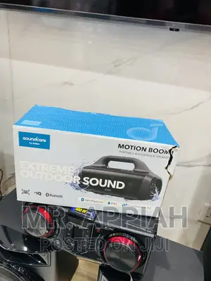 Elegant Motion Boom Portable Waterproof Bluetooth Speaker.