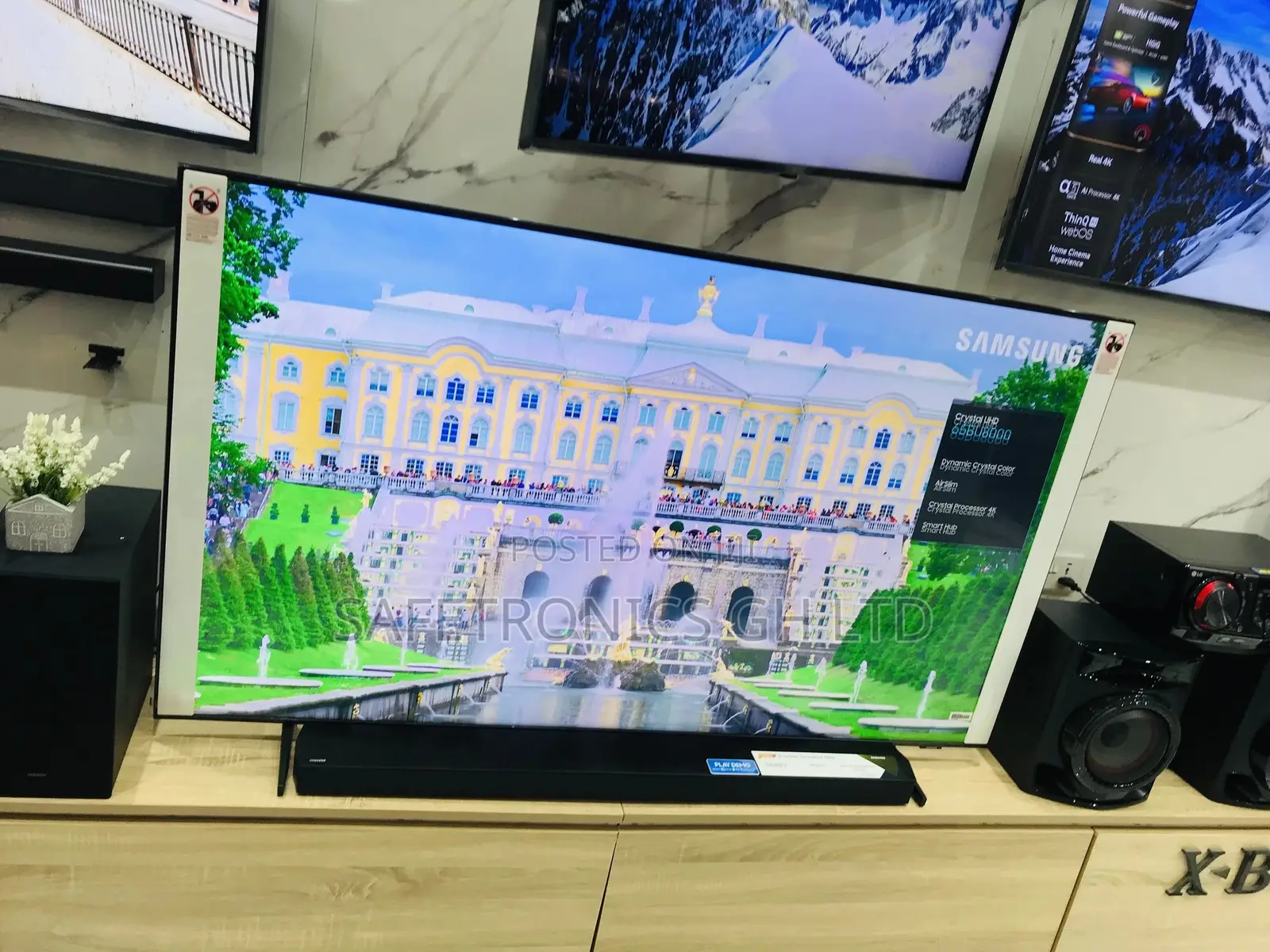 Sealed BU80 Samsung Smart 65 Inches Glossy LED Tv 