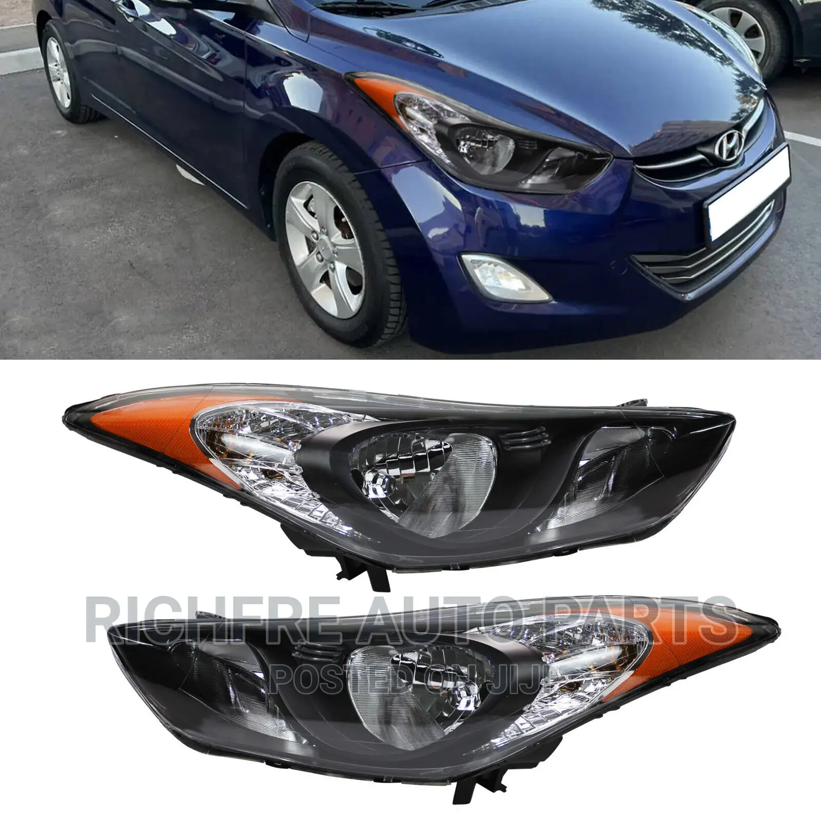 Hyundai Elantra 2011/2012/2013 Headlight