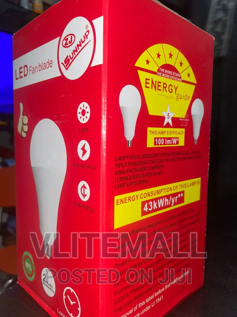 ZJ Sunnup 55w LED Bulb