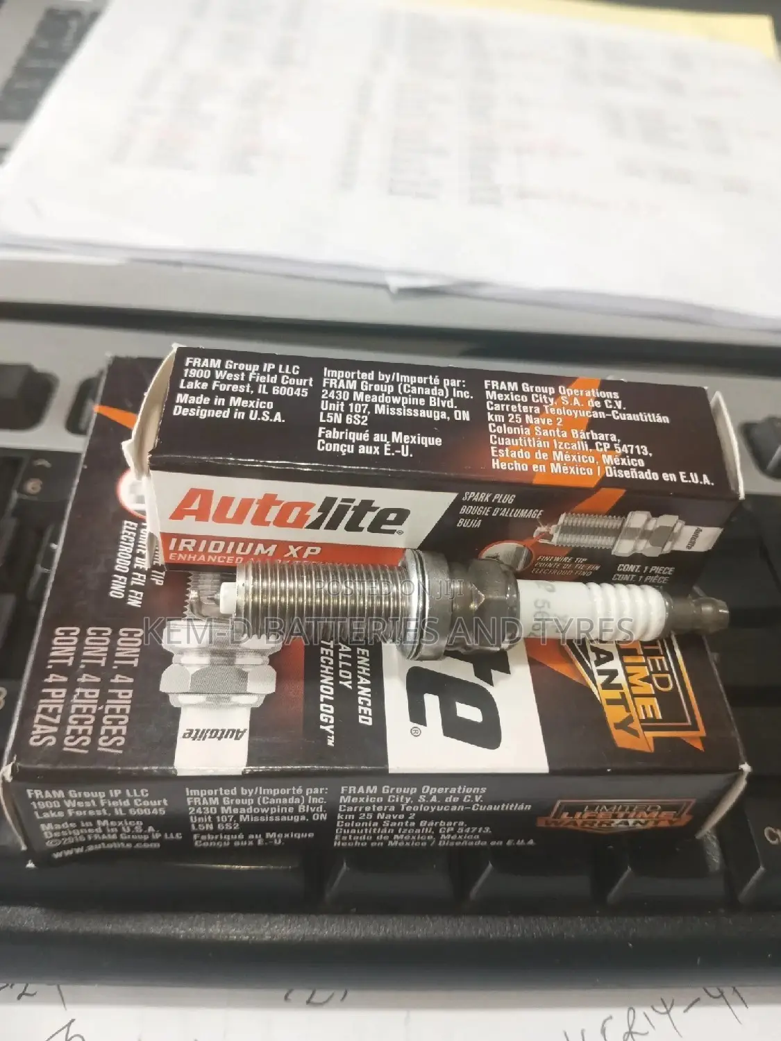 Xp5682 Autolite Iridium Spar Plugs