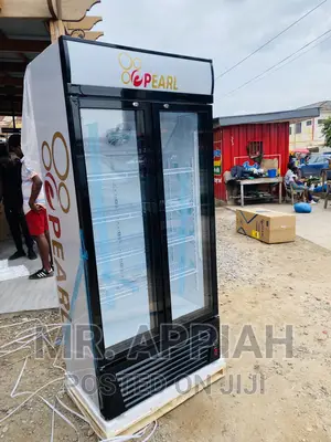 Energy Saving Pearl PVC 622-2b 500L 2 Door Display Fridge.