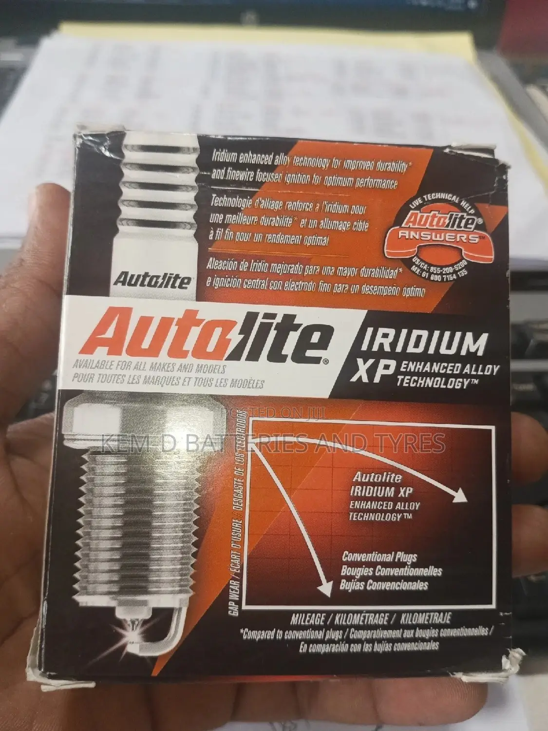 Xp5682 Autolite Iridium Spar Plugs
