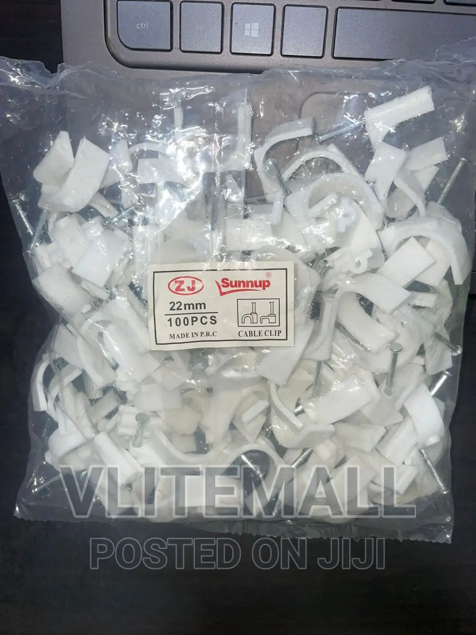 22mm Cable Clip 100pcs