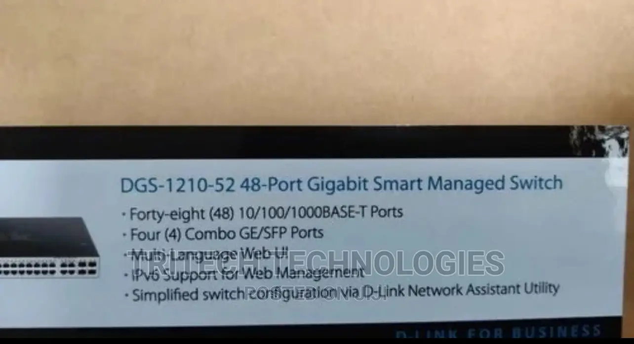 D-Link 52port Gigabit Smart Managed Switch DGS-1210-52mp