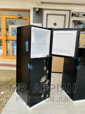 Extremely Chilling Pearl20T Double Door Refrigerator(Black)
