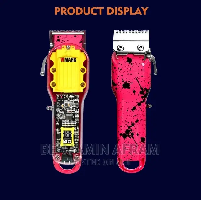 Battery Display Rechargeable Barbering Machine