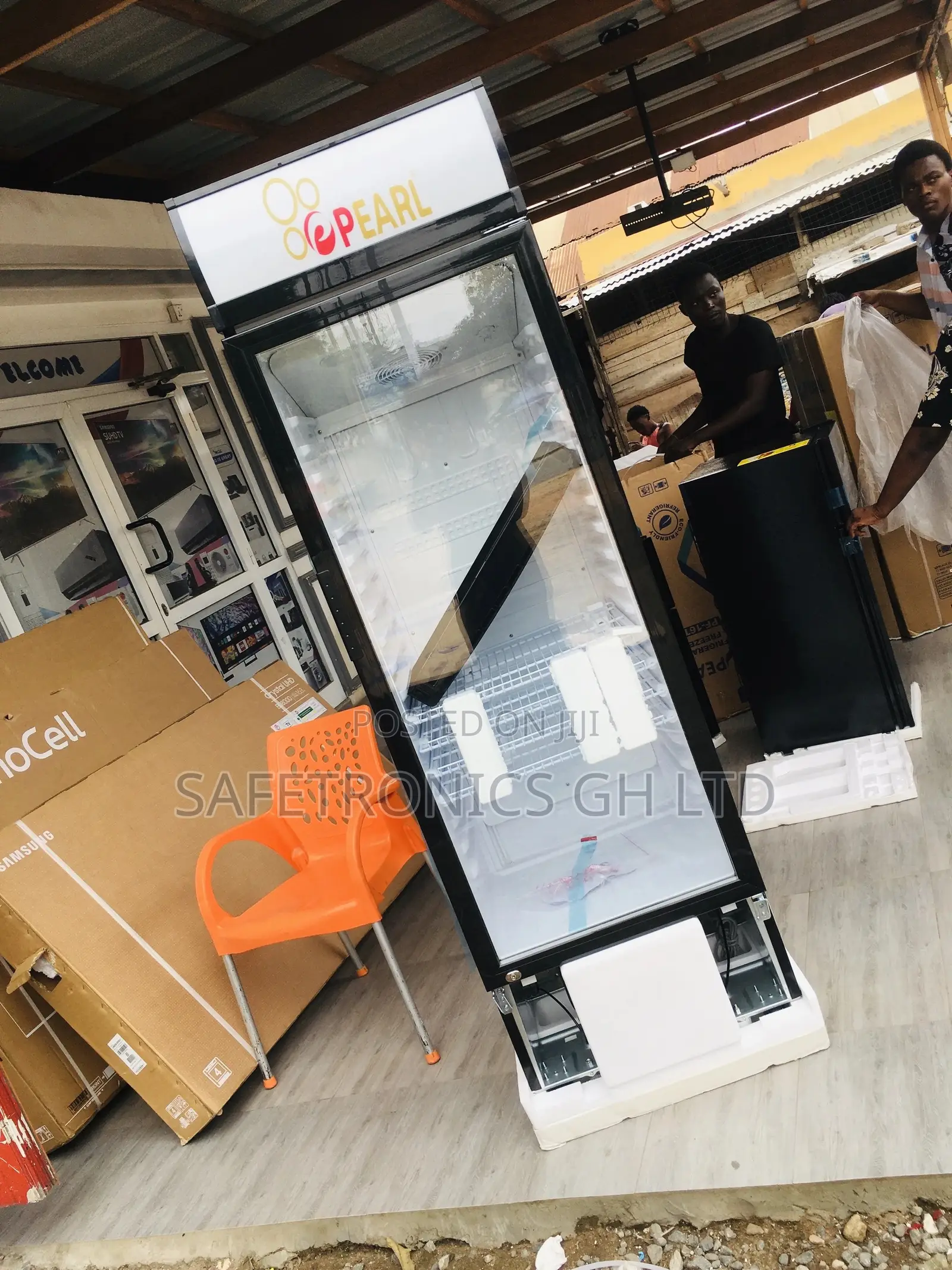 Pearl Display Singledoor  PVC-424 Design Fridge