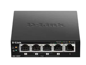 D-Link 5port Desktop Gigabit POE Switch DGS-1005P