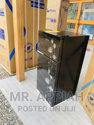 Quality Yet Affordable Pearl 16T Double Door Fridge(Black).