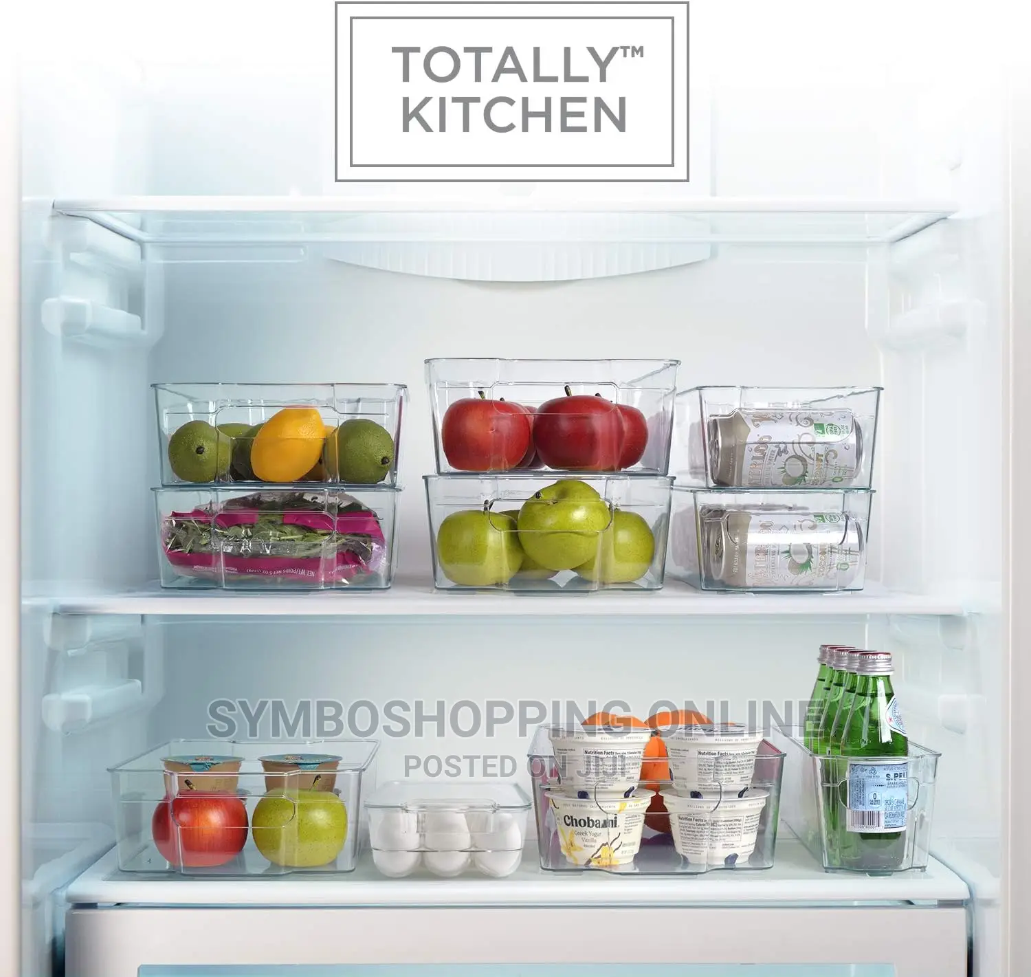 Totally Kitchen Egg Holder for Fridge Organizers 21 Eggs