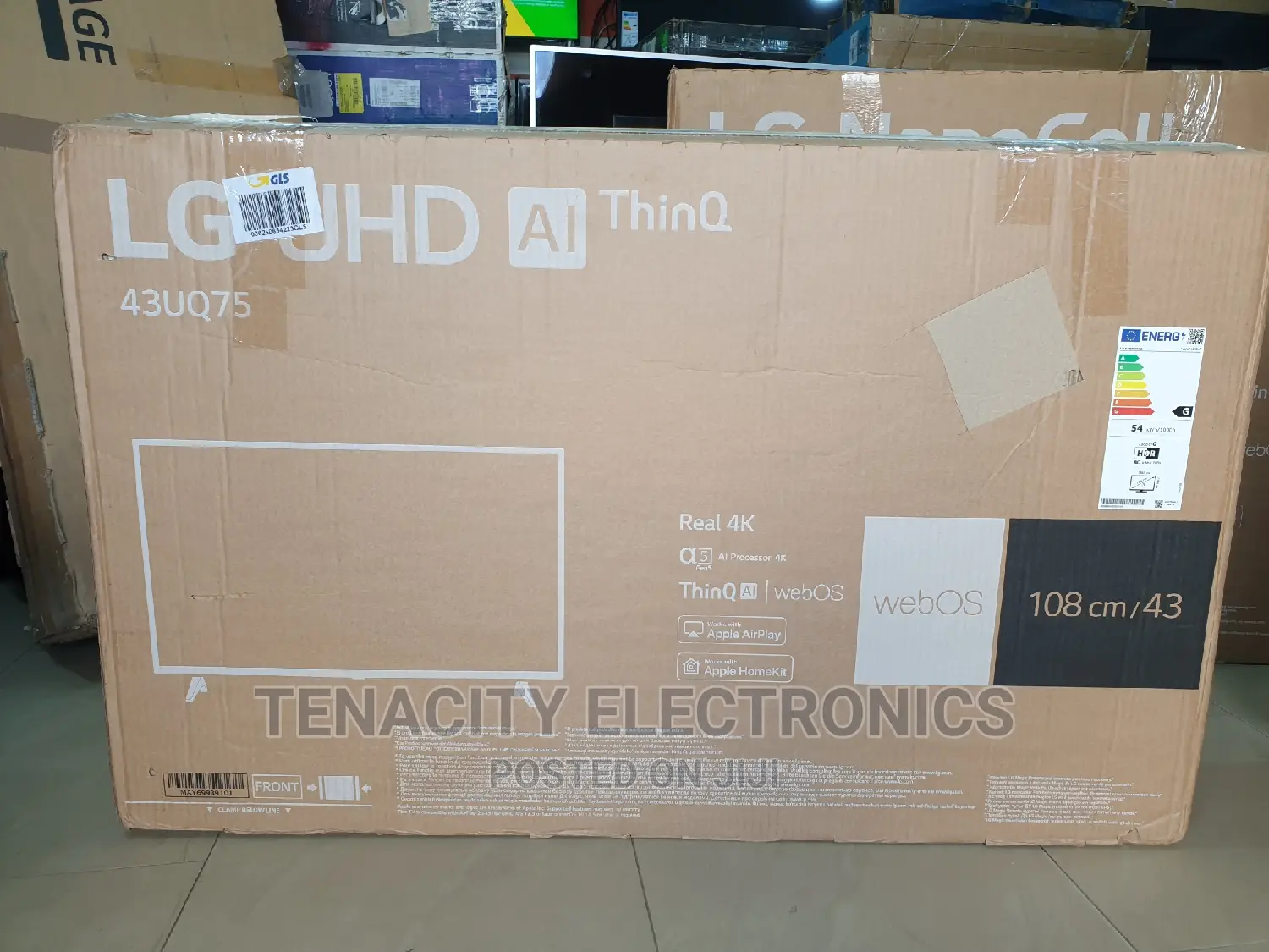 New 2022 43"Lg Uhd HDR Smart Satellite TV
