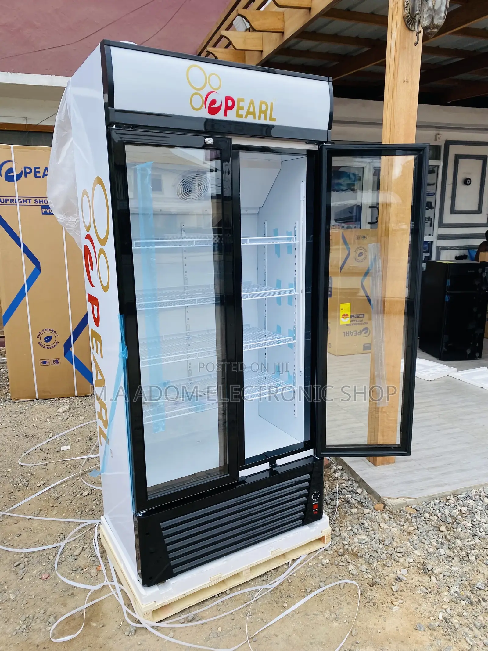 Original Pearl Double Door Refrigerator PVC 622-2B(White) 