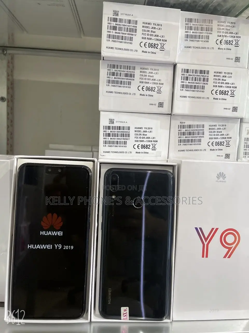 New Huawei Y9 2019 128 GB Black