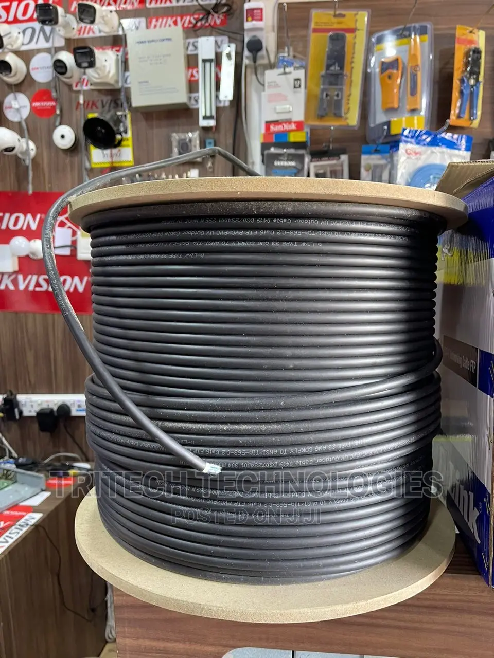 D-Link NCB-C6foblr-305 FTP PVC/ Uv Outdoor 23awg 305m Cat6