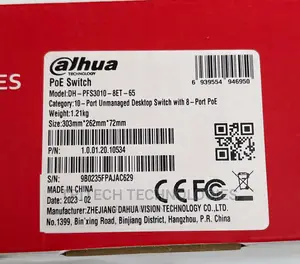 Dahua 8port With 2 Uplink Poe Switch (Pf3010-8et-65)