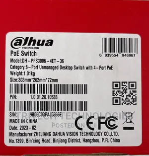 Dahua 4port Poe Switch With 2port Uplink