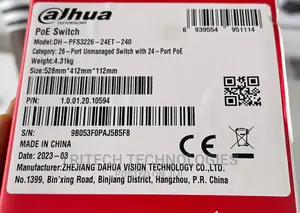 Dahua 24port Poe Intelligent Switch +2 Uplink +2 SFP
