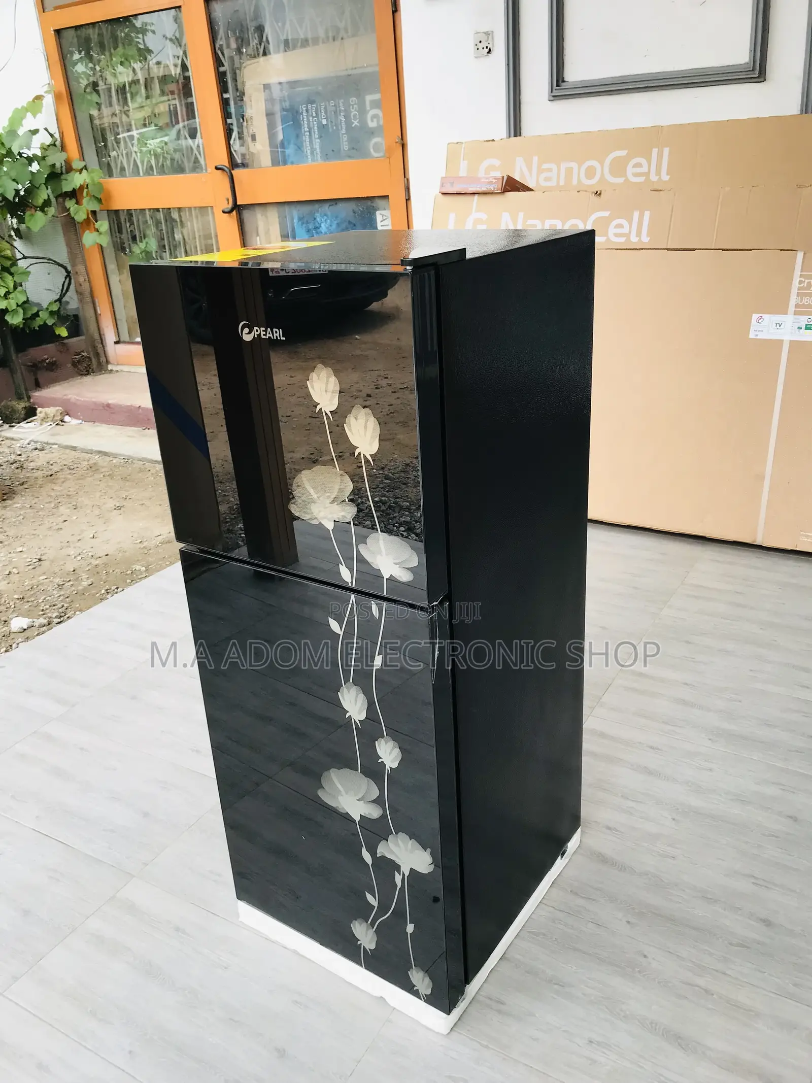 Quality Yet Affordable Pearl PF-17T 2door Refrigerator,Black