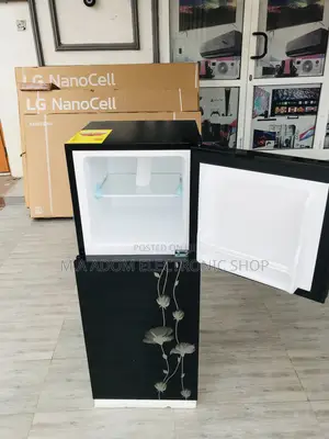 Authentic Pearl PF-17T Double Door Fridge(Black) 