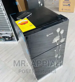 Anti-Rust Pearl Double Door Refrigerator(PF-10T)Black 