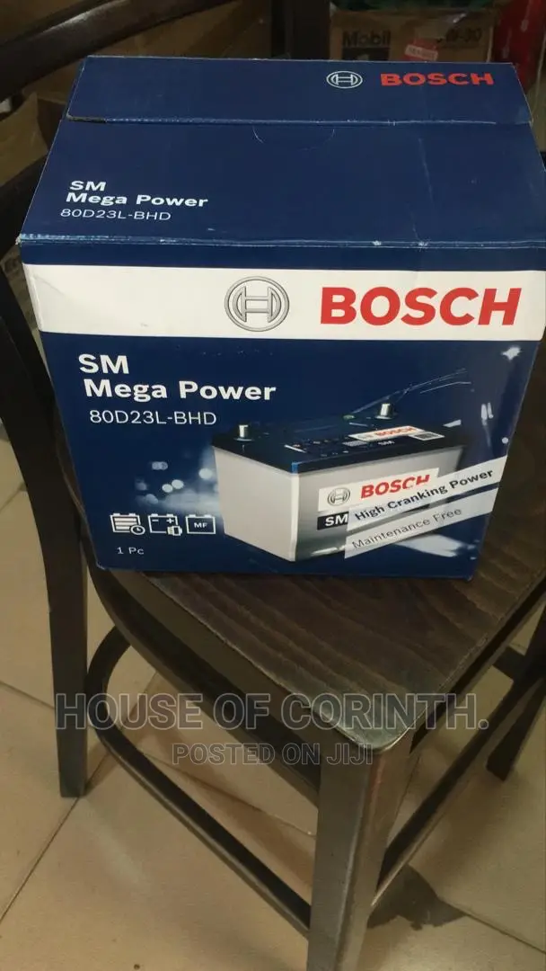 15 Plates Bosch Battery - 80d23l 70ah (Block)