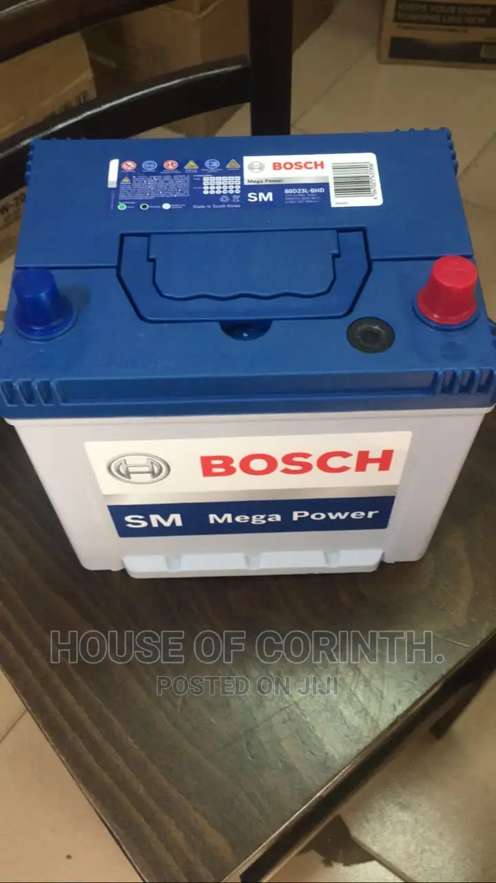 15 Plates Bosch Battery - 80d23l 70ah (Block)