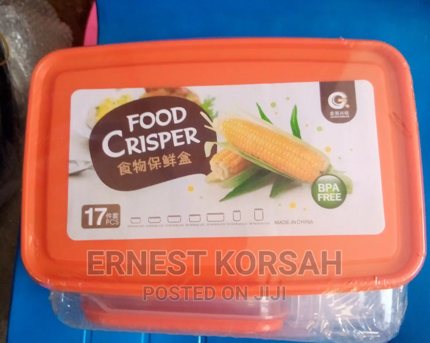 17 Pc's Storage Containers