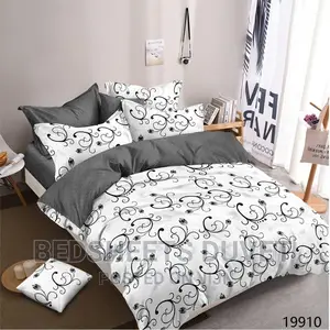 1 Fitted Sheet, 1flat Sheet, 4 Pillow Cases