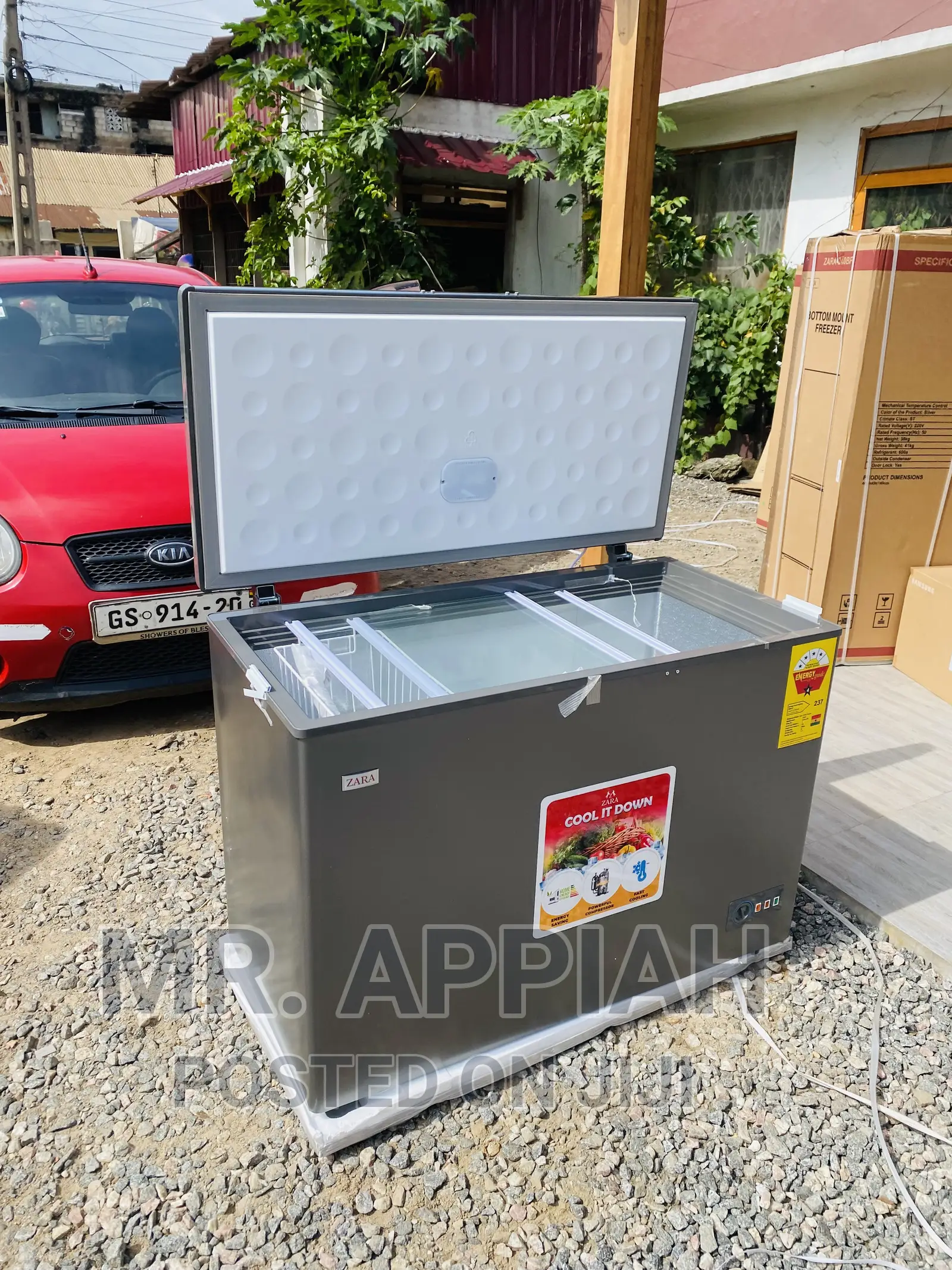 Original Zara 270ltr Single Door Chest Freezer 