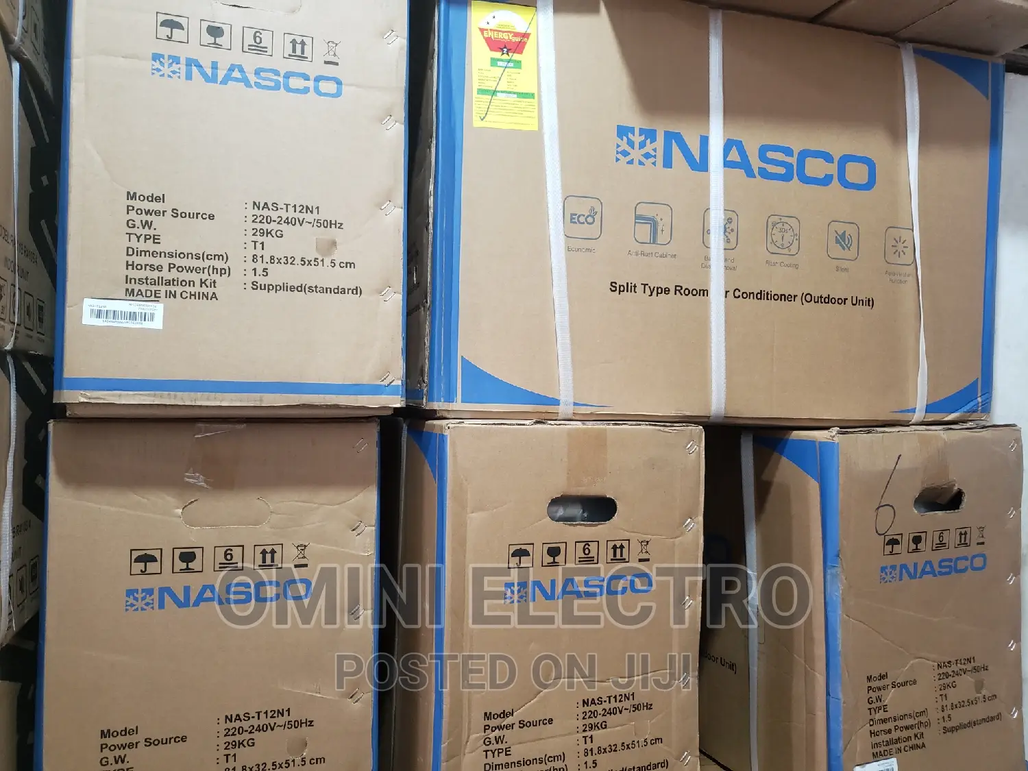 Brand New Nasco 1.5 Airconditioner R410 Gas