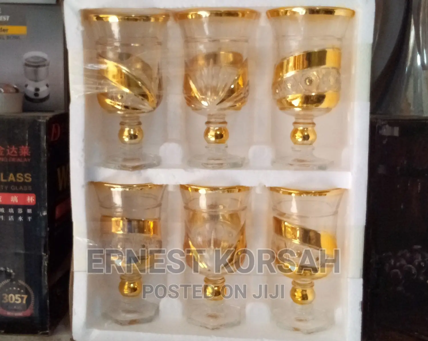 6 Pc's Drinking Glass
