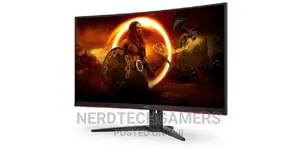 AOC C32G2ZE 32" Curved Frameless Gaming Monitor, Full HD