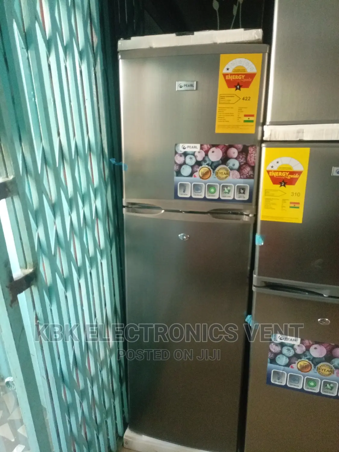 Pearl Fridge Pf270ix(166ltr) Double Door Fridge
