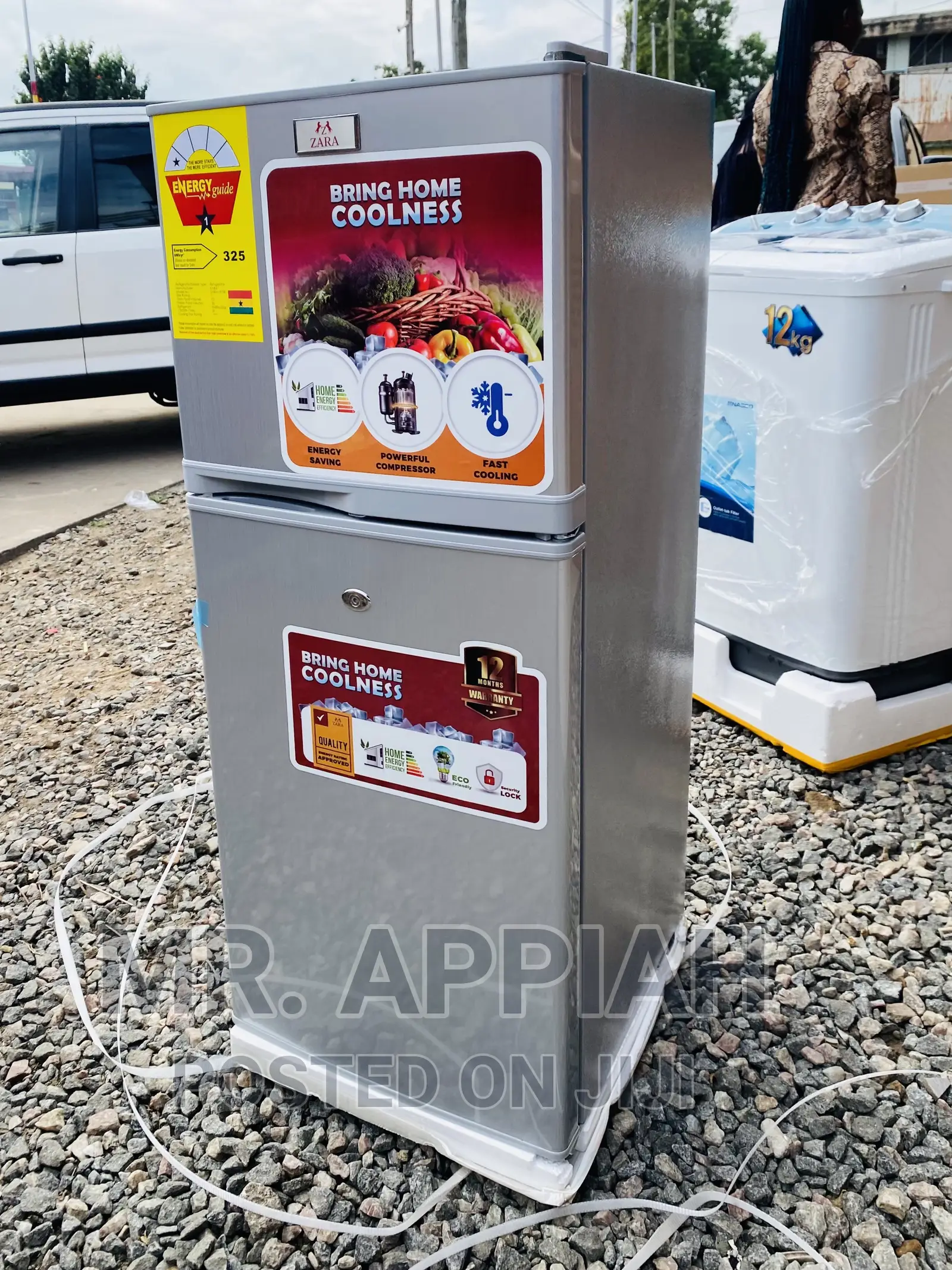 Low Cost Zara 14TM Top Freezer Mount Freezer Fridge,Silver