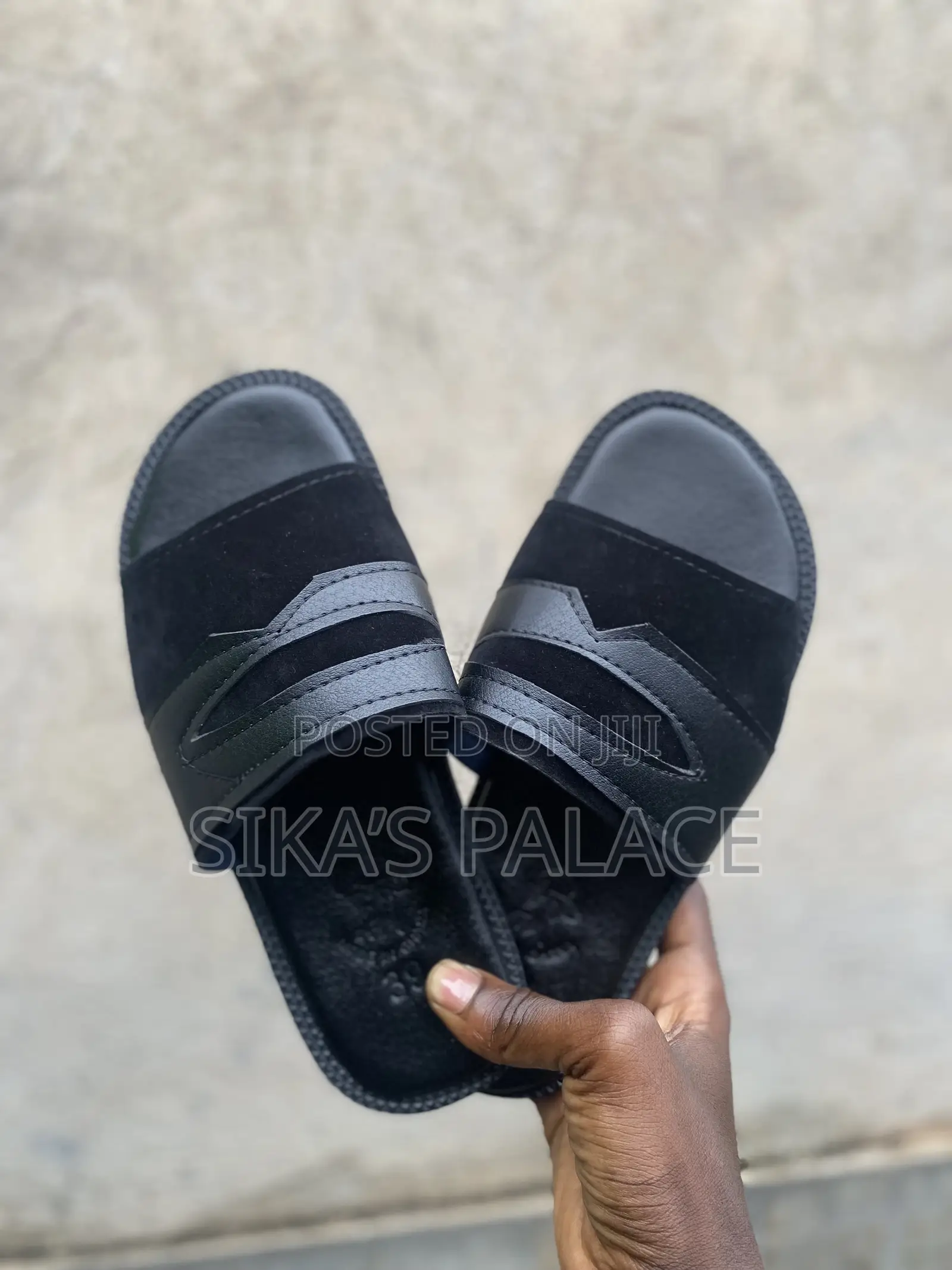 Black Slippers