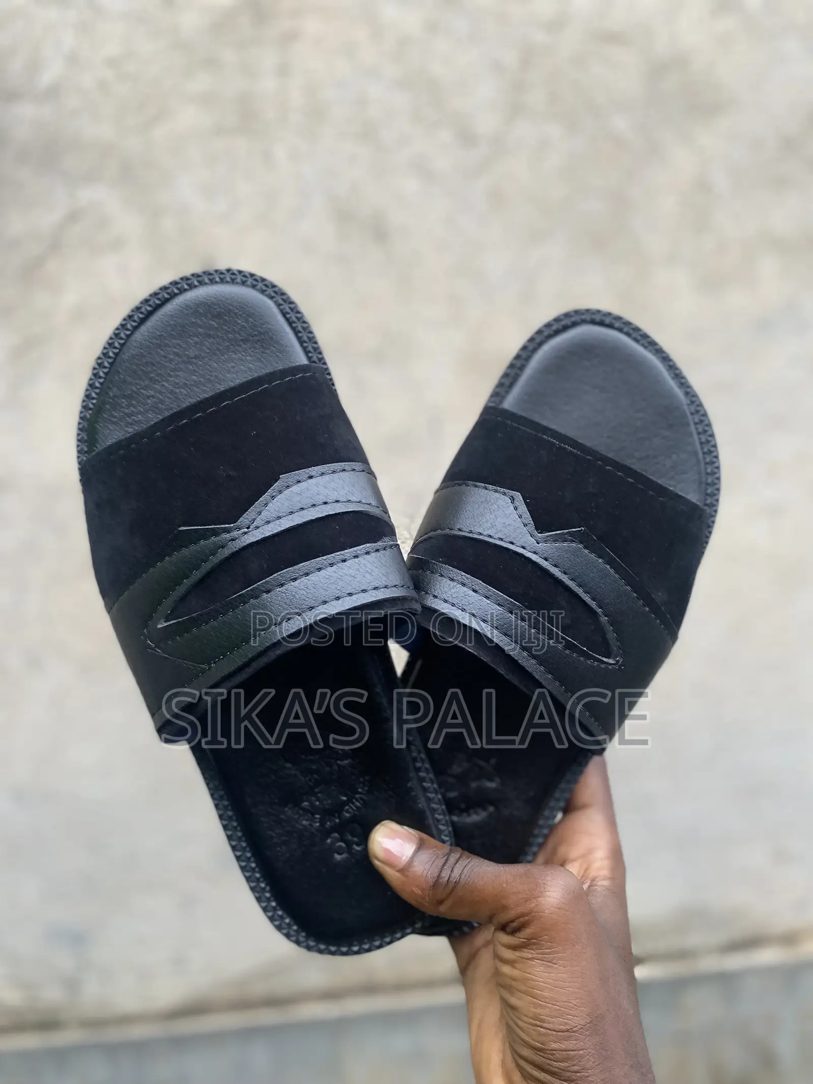 Black Slippers
