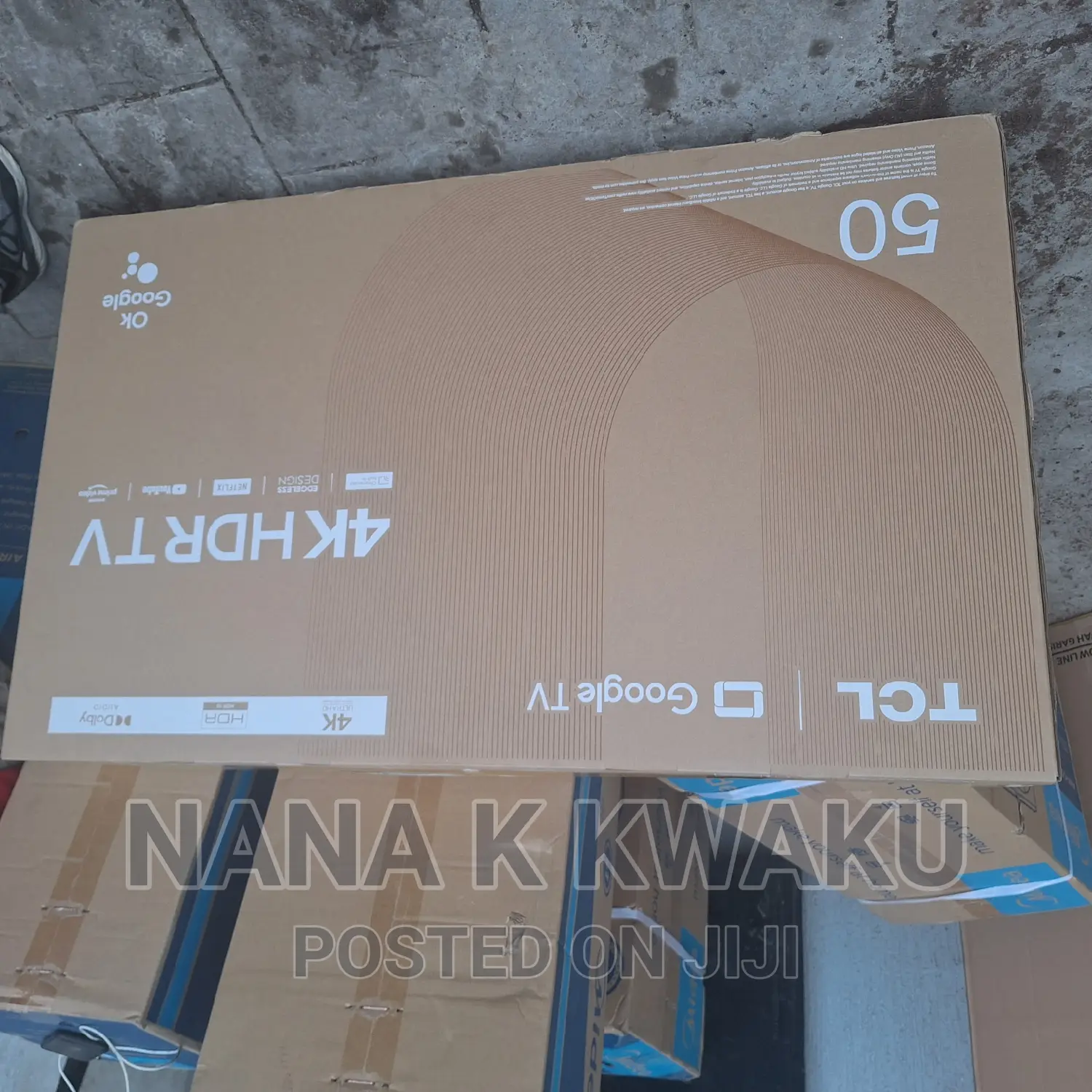 Clear Graphics TCL 50inches UHD Smart Tv