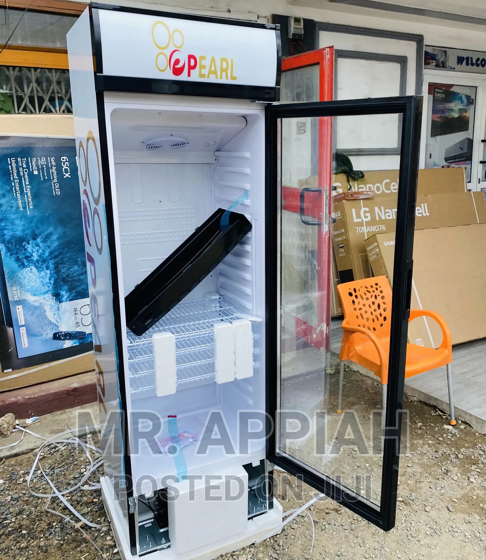 Adorable  Pearl Single Door Refrigerator PVC 424-2b 