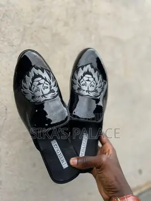 Black Versace Half Shoe