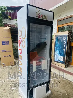 Latest Pearl PVC 424-2b Display See-Through Refrigerator.