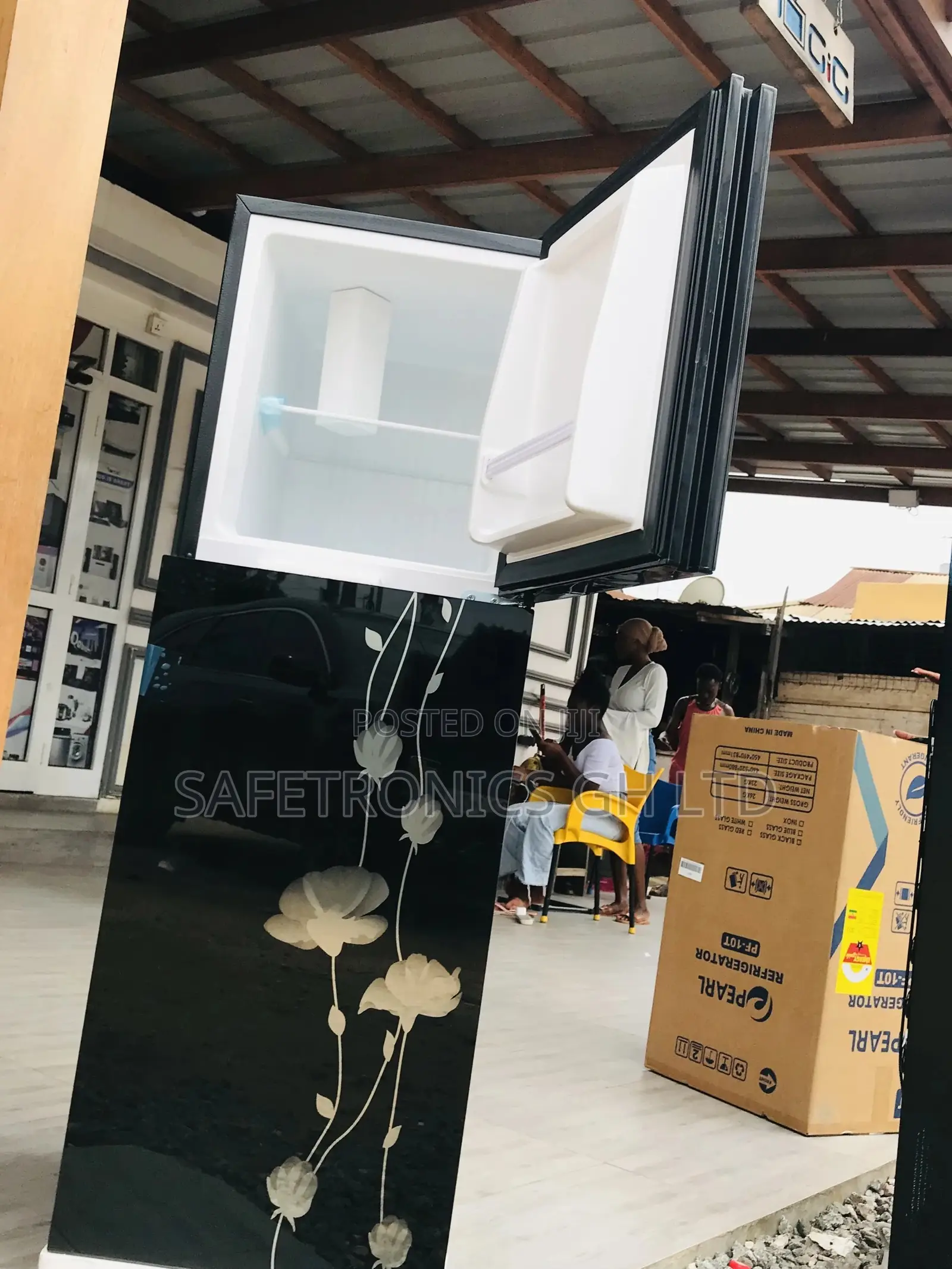 Reliable New Pearl Doubledoor Black Topfreezer PF-20T 