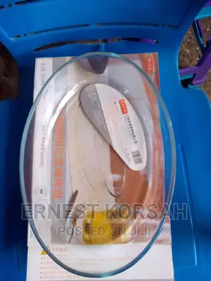 2.L Oval Tempered Glass Bakeware