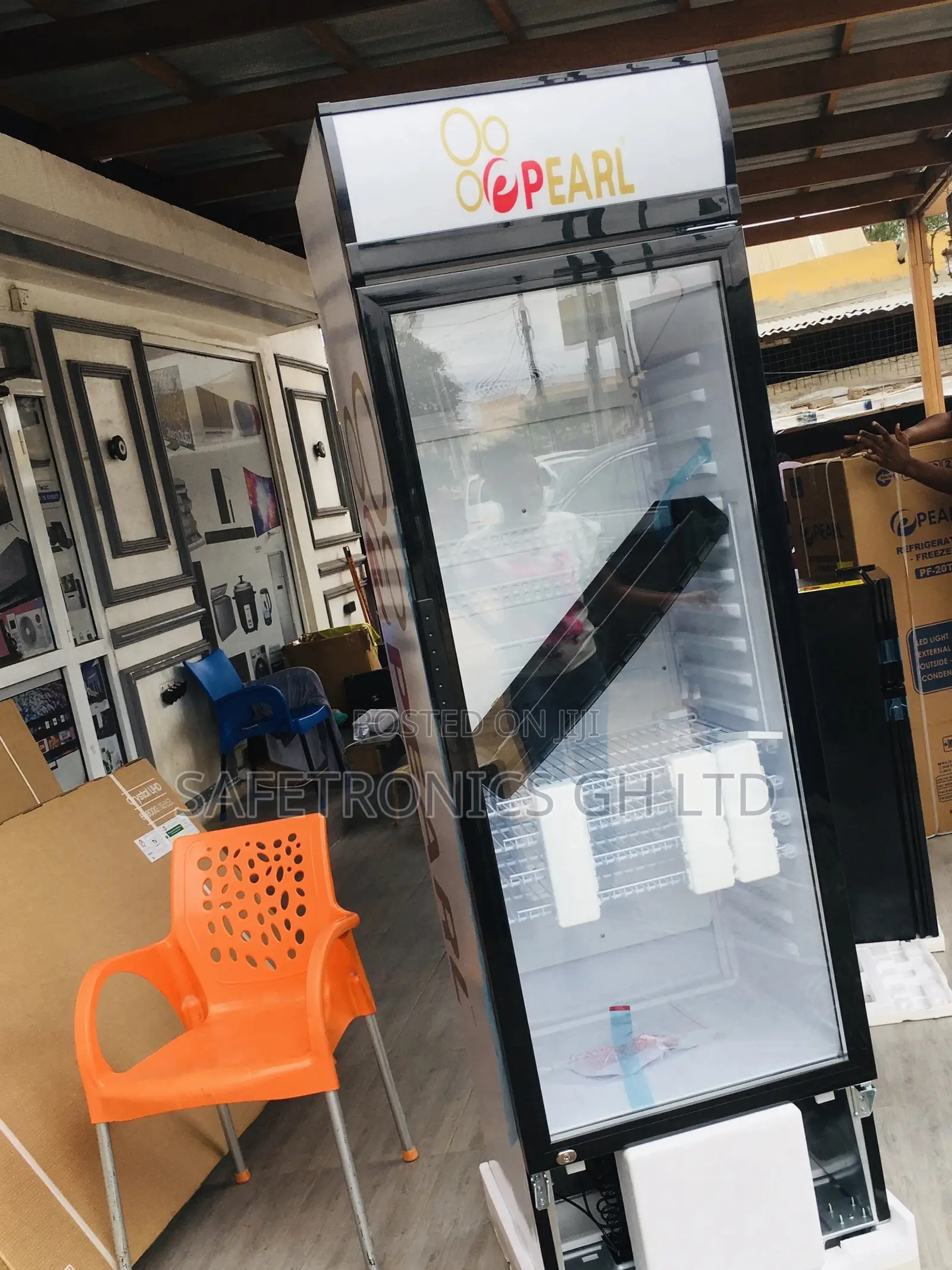 Long Lasting Pearl PVC-424 Display Standing Fridge 