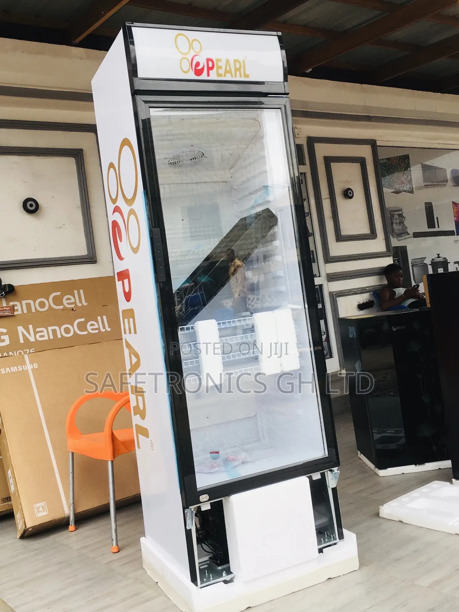 Pearl Display Glass Door PVC-424  Display Fridge