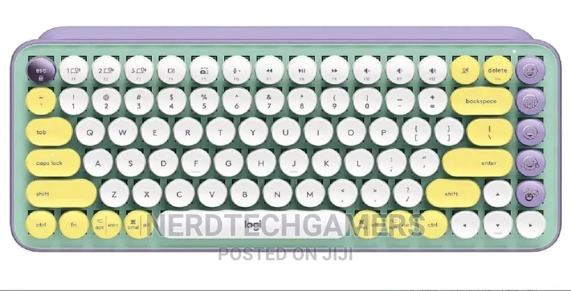 Logitech POP Keys Mechanical Wireless Keyboard With Customiz
