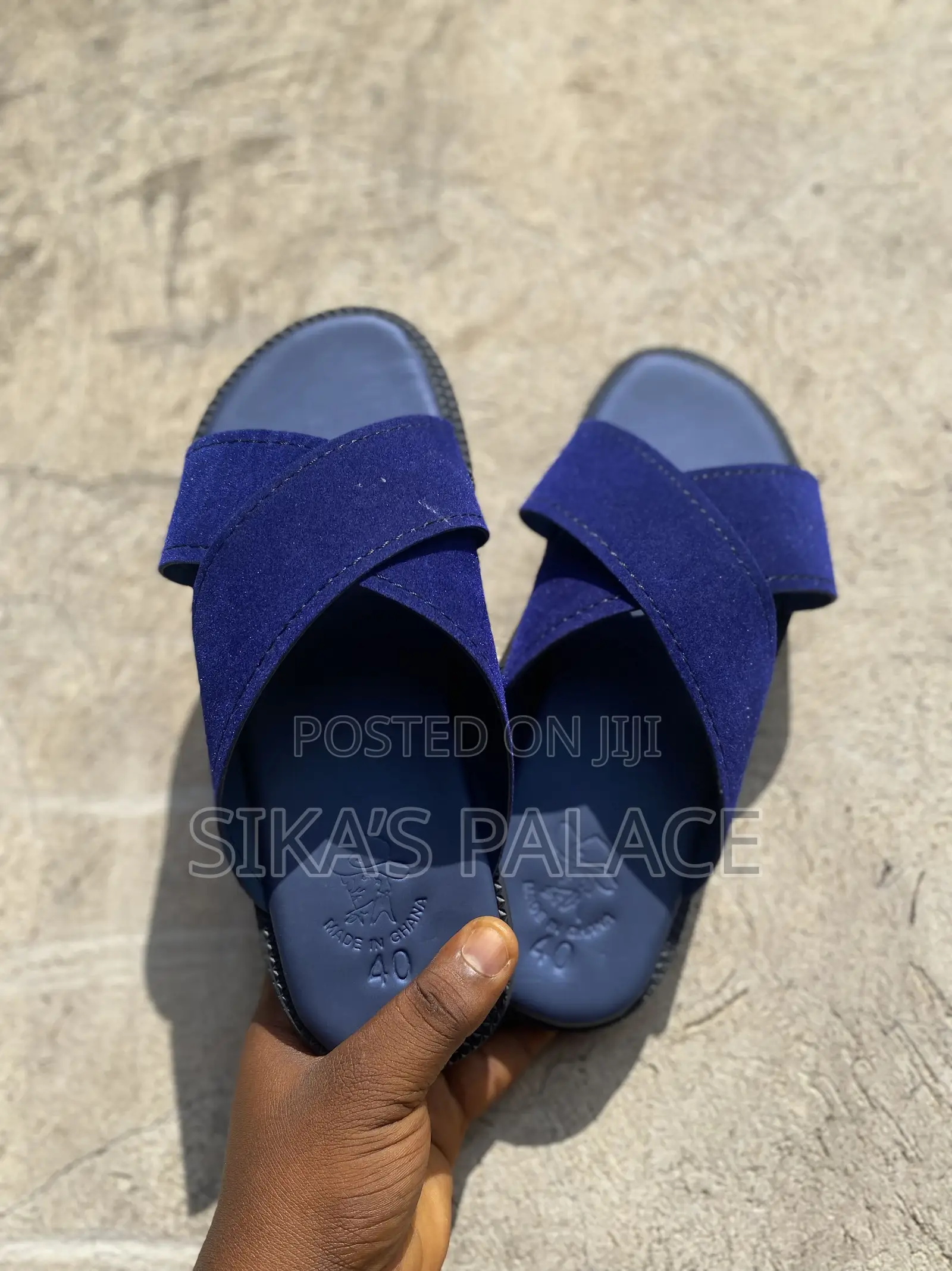 Blue Crocs Slippers