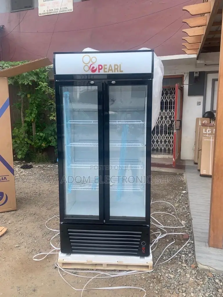 Sealed in Box Pearl PVC 622-2b Double Door Refrigerator.