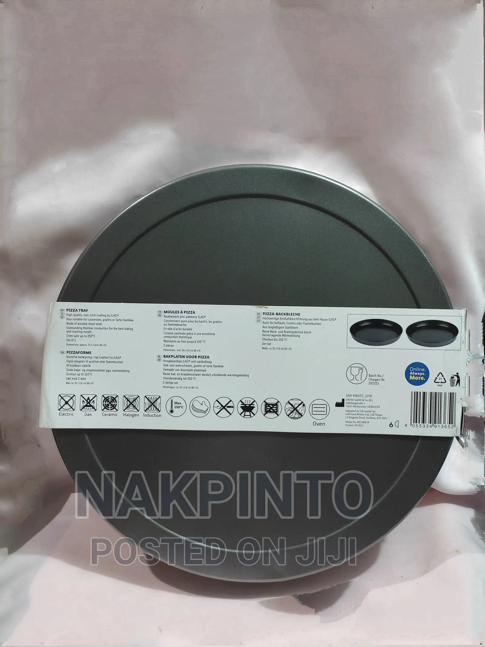 2 Set Pizza Pan. Cake Pan